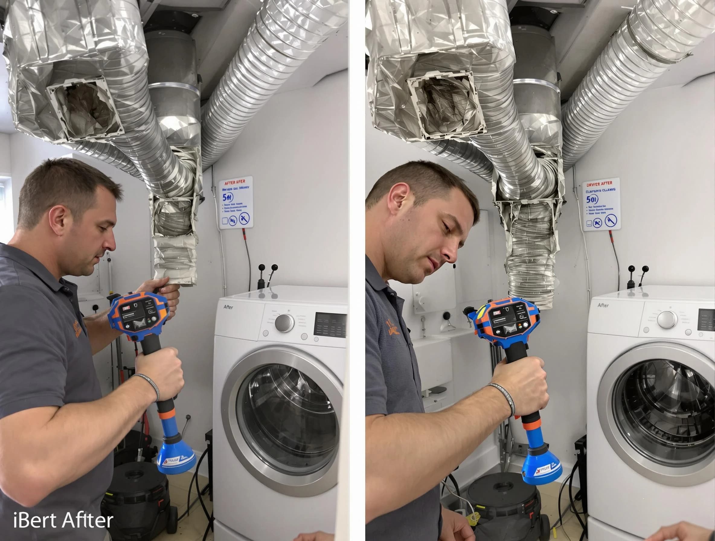 Professional clogged vent cleaning by Irvine Dryer Vent Cleaning in Irvine