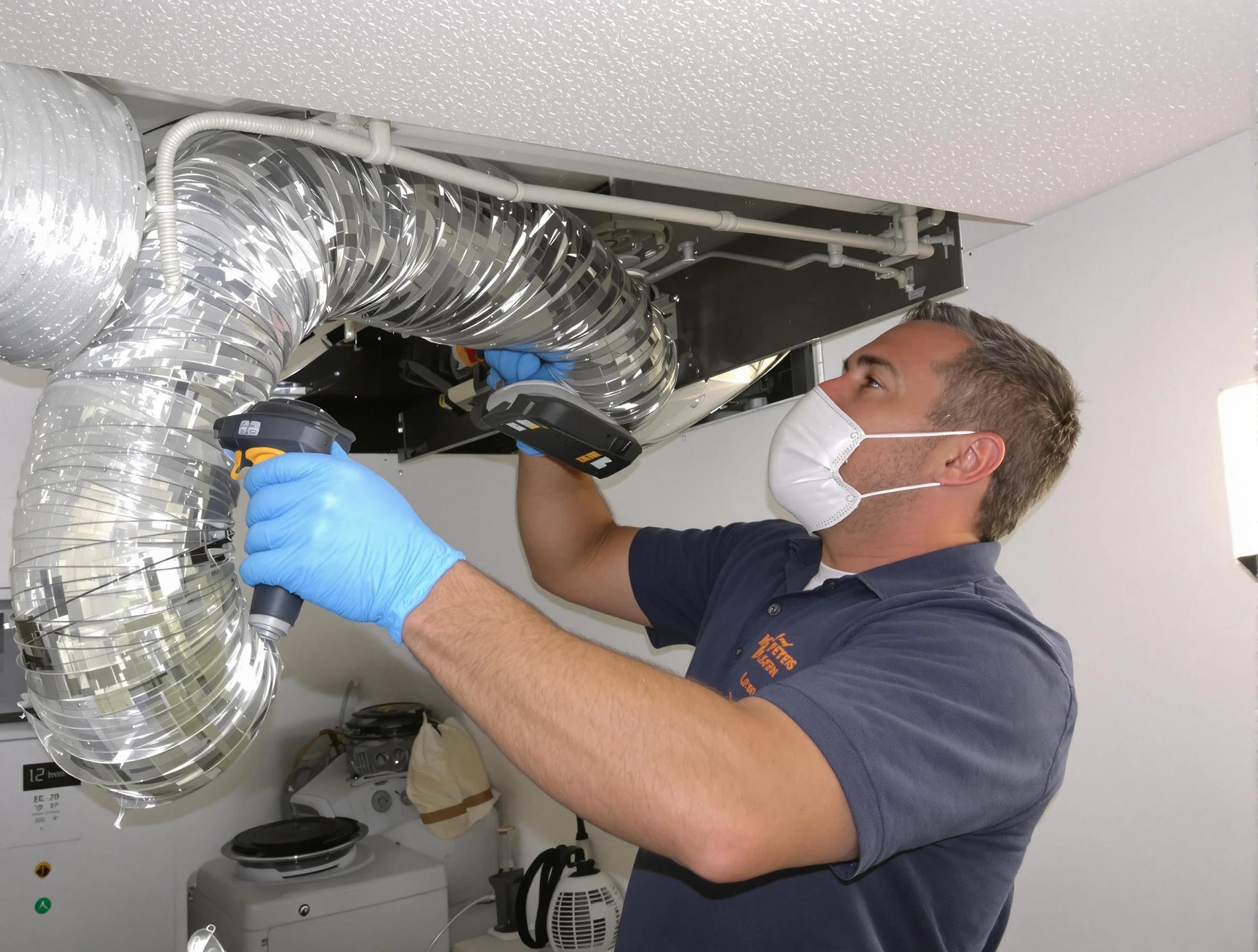 Irvine Dryer Vent Cleaning professional performing thorough residential dryer vent cleaning in Irvine