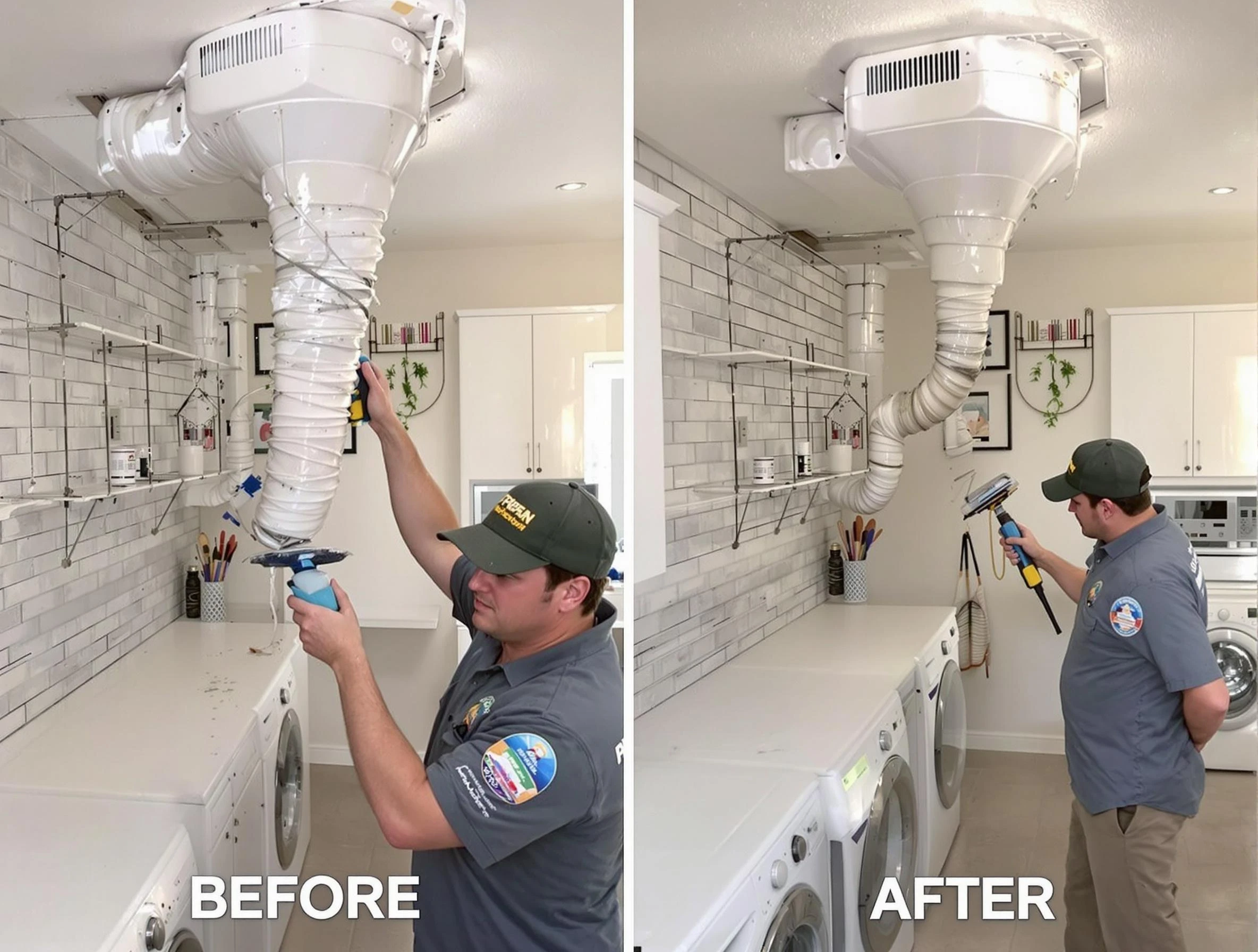 Professional dryer exhaust vent cleaning by Irvine Dryer Vent Cleaning in Irvine
