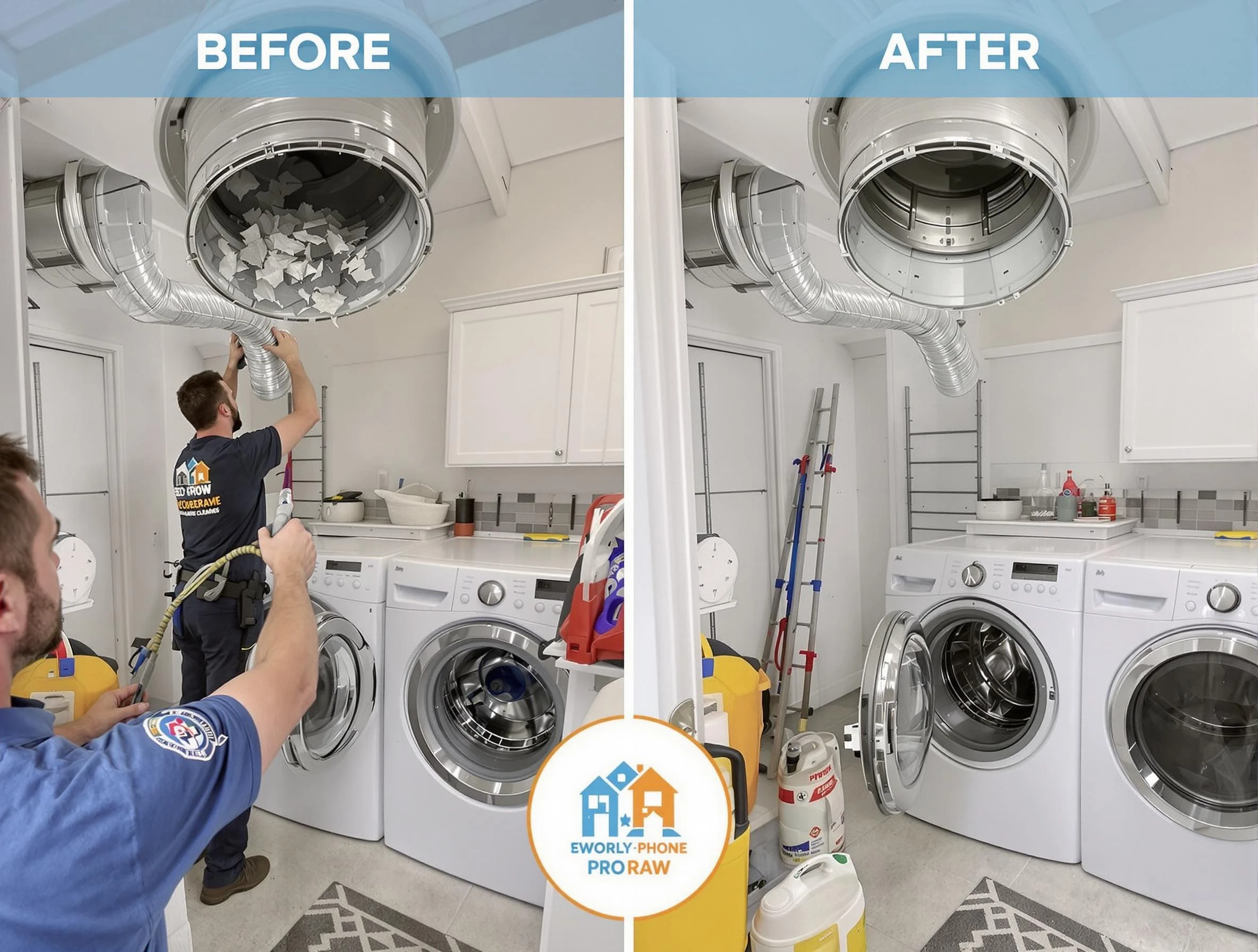 Residential dryer vent cleaning by Irvine Dryer Vent Cleaning in Irvine